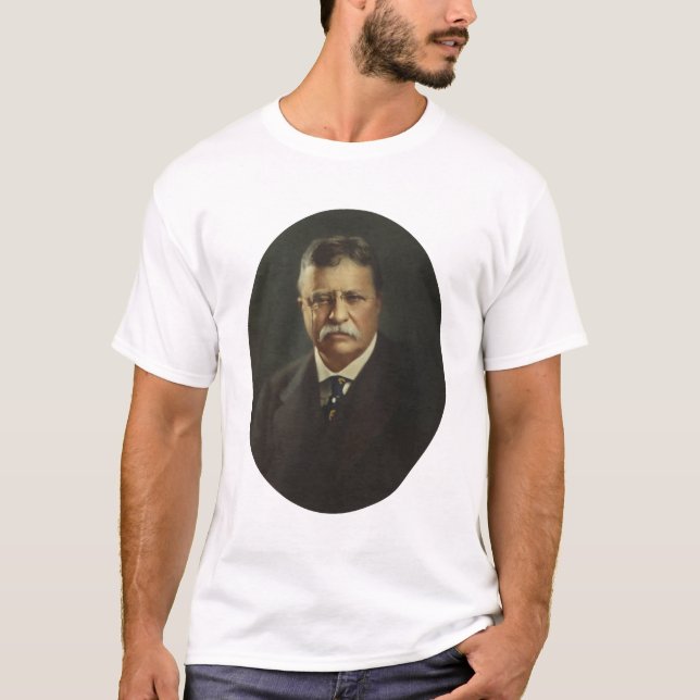 T-shirts Presidente Theodore Roosevelt (Frente)