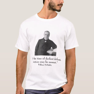 T-shirts Presidente William McKinley e citações