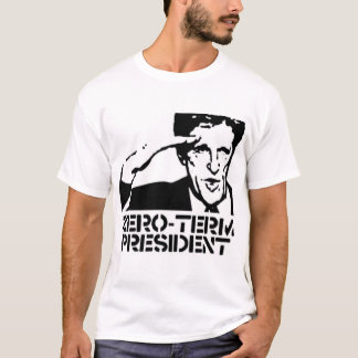 T-shirts Presidente zero do termo
