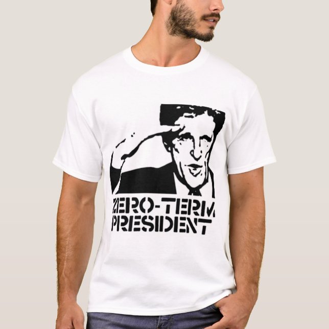 T-shirts Presidente zero do termo (Frente)