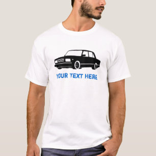 T-shirts preto 2107 + seu texto