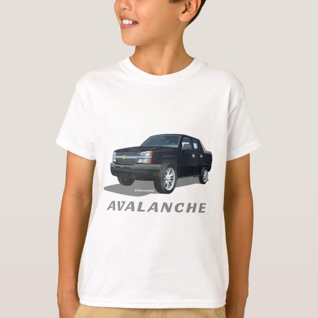 T-shirts Preto Avalanche (Frente)