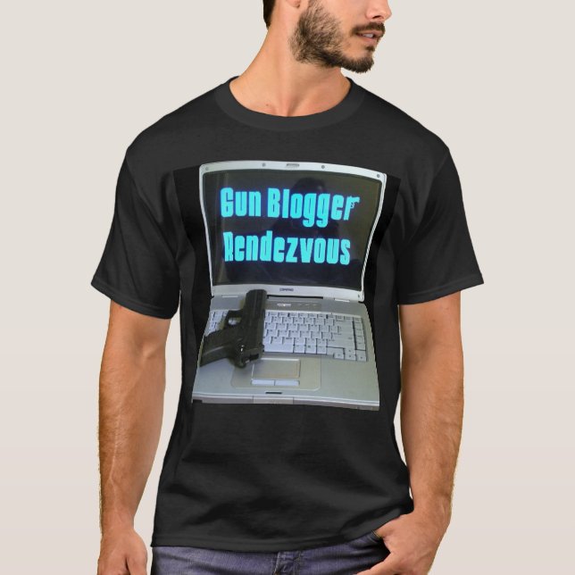 T-shirts Preto de GBR logo2 (Frente)