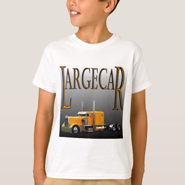T-shirts Preto de Largecar (Frente)