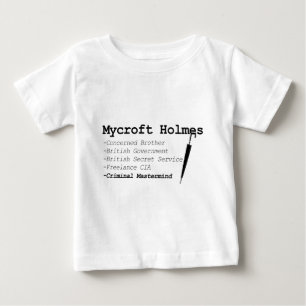 T-shirts Preto de Mycroft