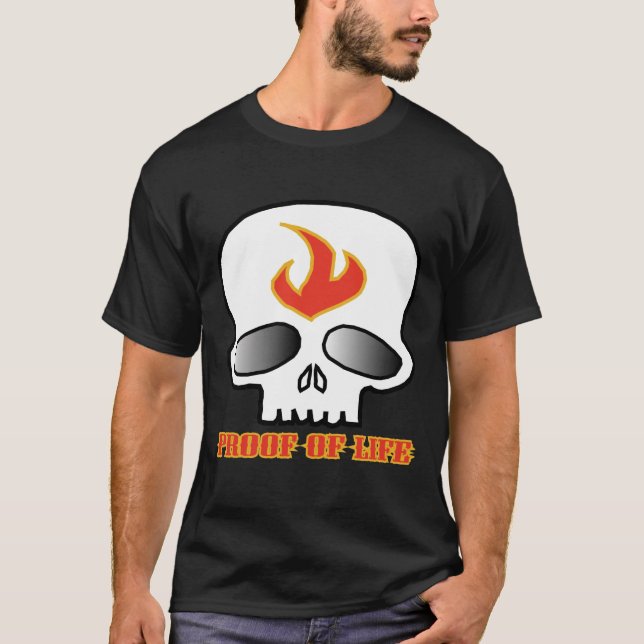 T-SHIRTS PRETO DE POLSKULL (Frente)