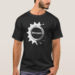 T-shirts Preto de Steampunk