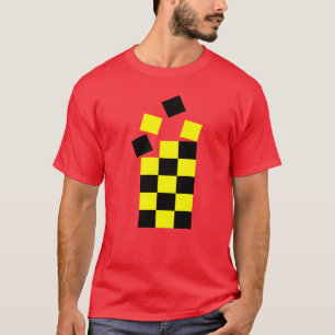 T-shirts Preto e amarelo