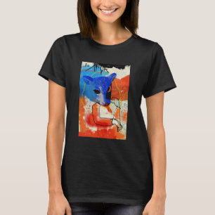 T-shirts Preto órfão   MK - silhueta da máscara dos