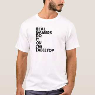 T-shirts Preto real dos Gamers