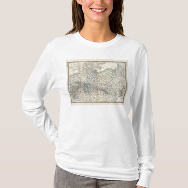 T-shirts Preussische Staate - estado prussiano (Frente)
