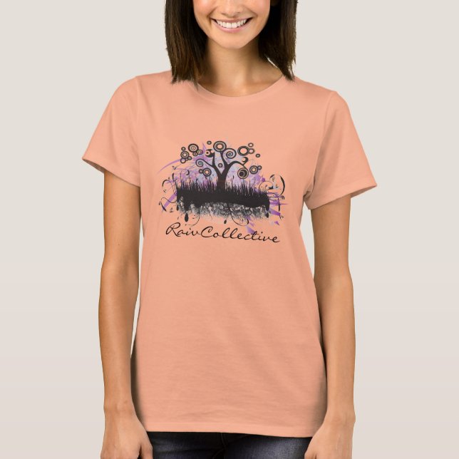 T-shirts primavera floresce (Frente)