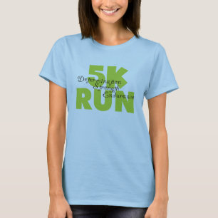 T-shirts Primavera Verde 5K Executar