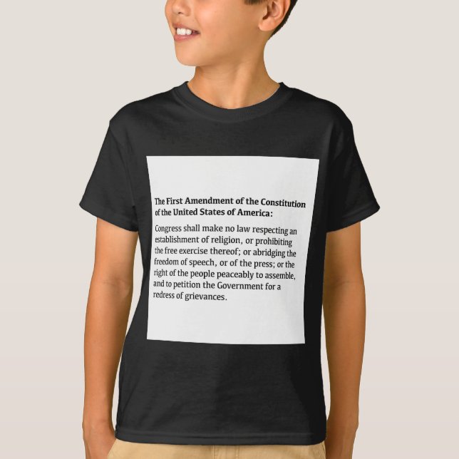 T-shirts Primeira Alteração da Constituição (Frente)