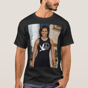 T-shirts Primeira senhora de Michelle Obama da paz