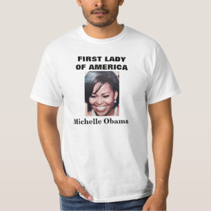 T-SHIRTS PRIMEIRA SENHORA, MICHELLE OBAMA