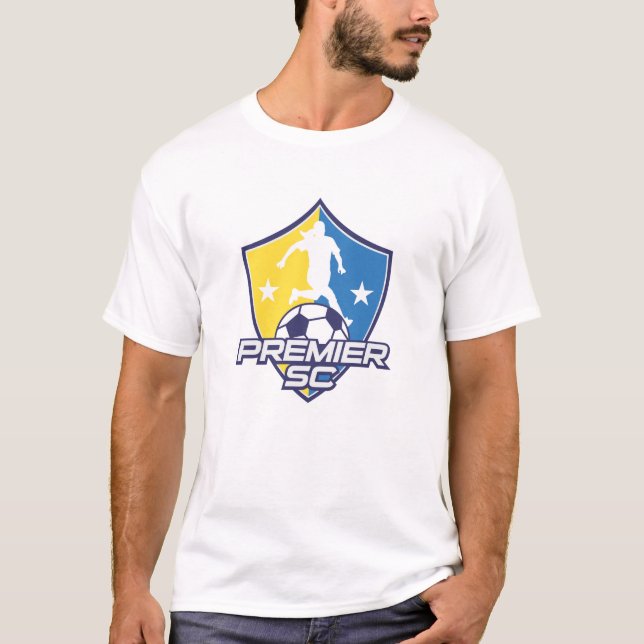 T-shirts Primeiro adulto do SC, cores claras (Frente)