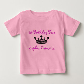 T-shirts primeiro aniversario Diva