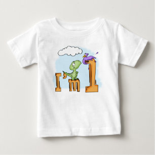 T-shirts Primeiro aniversario Divertido Dino