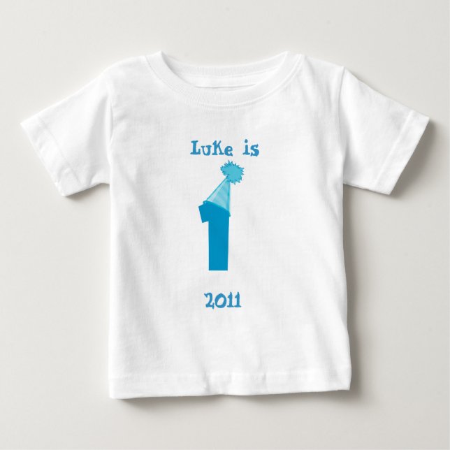 T-shirts primeiro aniversario - Garoto (Frente)