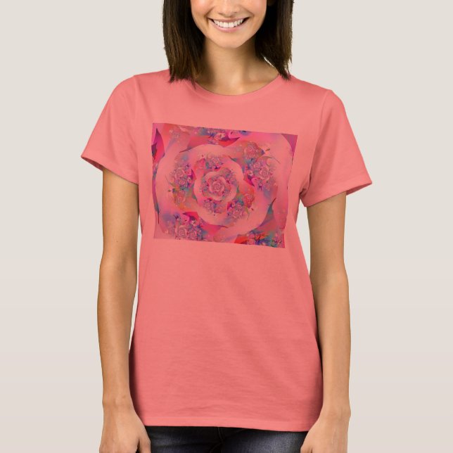 T-shirts Primeiro Rosa (Frente)