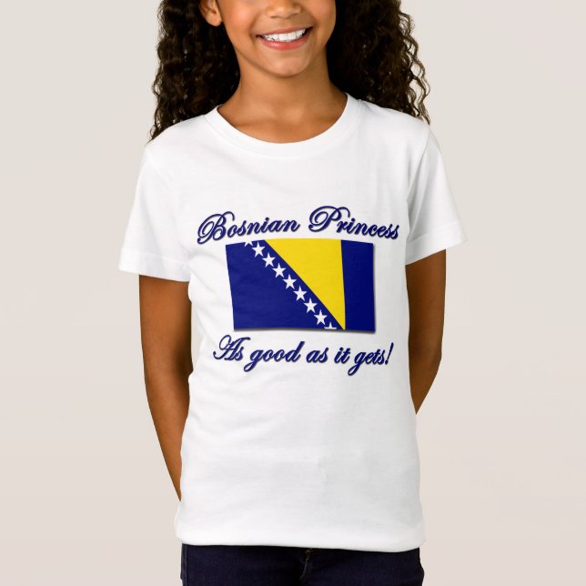 T-shirts Princesa bosniana, boa como (Frente)
