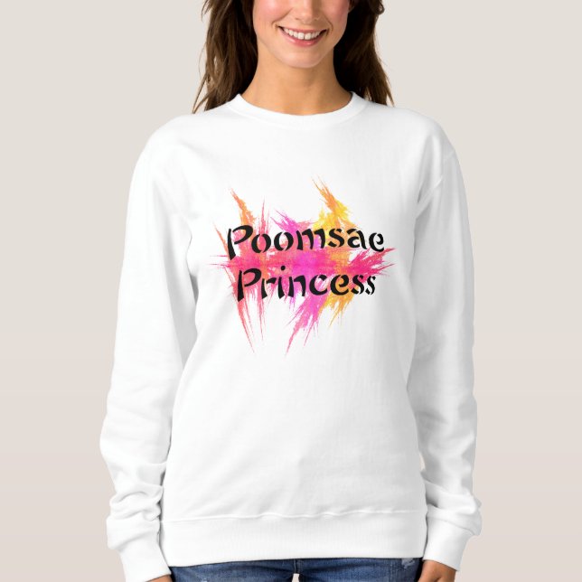 T-shirts Princesa cor-de-rosa de Poomsae (Frente)