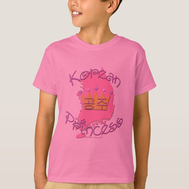 T-shirts Princesa coreana (Frente)