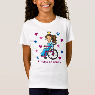T-shirts Princesa da cadeira de rodas