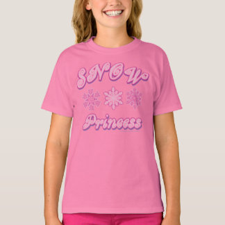 T-shirts Princesa-da-neve-no-escuro