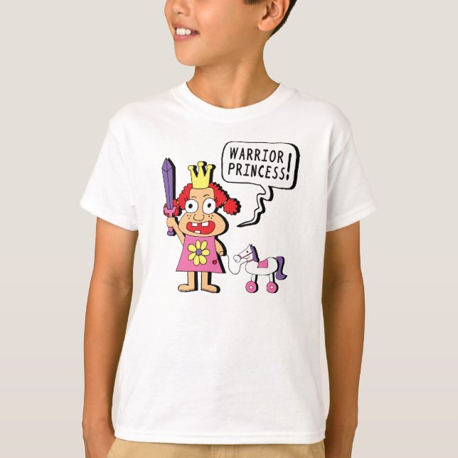 T-shirts Princesa do guerreiro (Frente)
