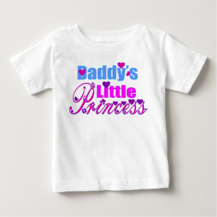 T-shirts ❤✔Princesa do Papai Fab Respirável com Babado