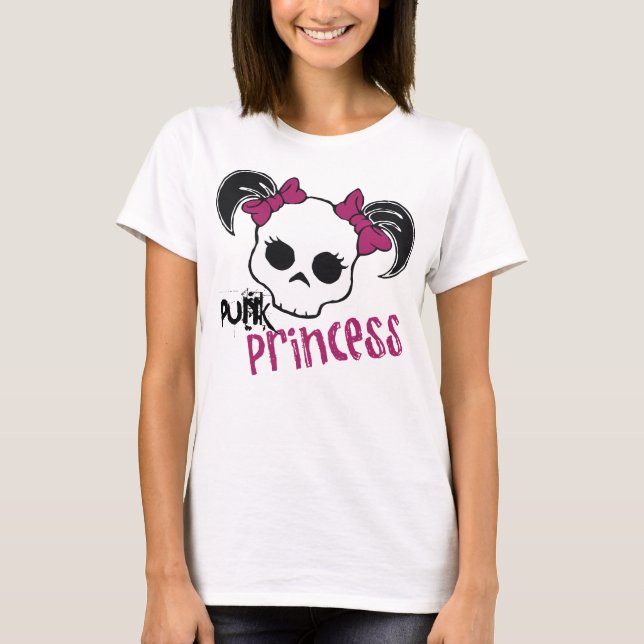 T-shirts Princesa do punk (Frente)