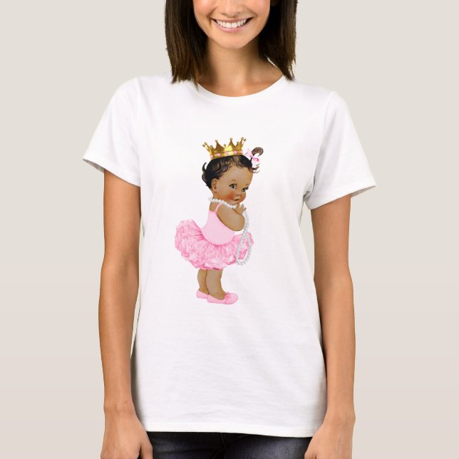 T-shirts Princesa Étnica Bebê (Frente)