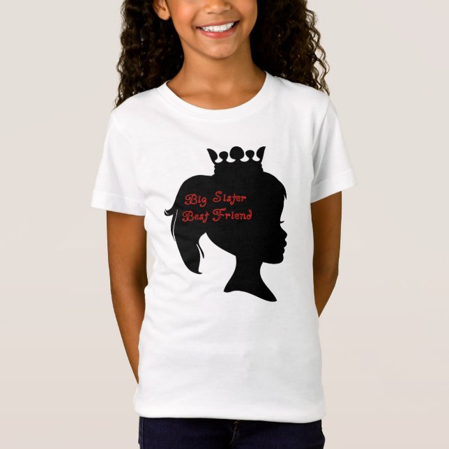 T-shirts Princesa Irmã Melhor Amiga (Frente)