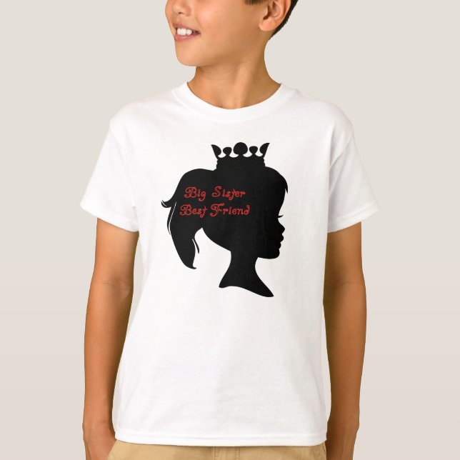 T-shirts Princesa Irmã Melhor Amiga (Frente)