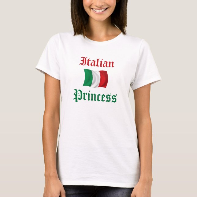 T-shirts Princesa italiana (Frente)