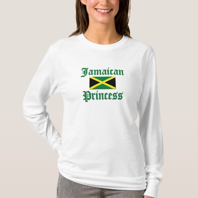 T-shirts Princesa jamaicana (Frente)
