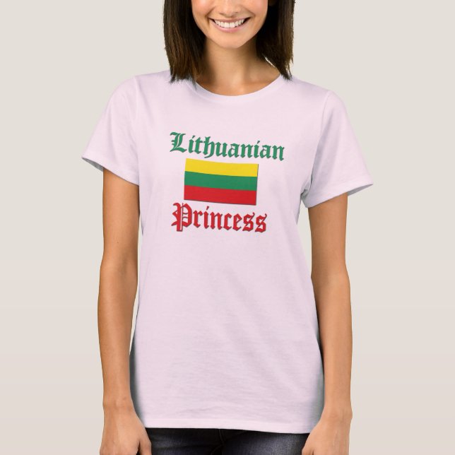 T-shirts Princesa lituana (Frente)