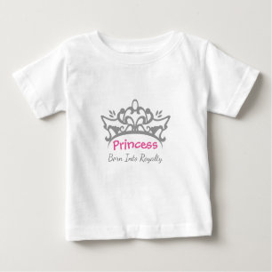 T-shirts Princesa Nascer em Royalty - Roupa De Porte