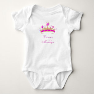 T-shirts Princesa Orgânica Madelyn, Chá De Bebê Coroa, Adic
