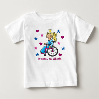 T-shirts Princesa para cadeiras de rodas