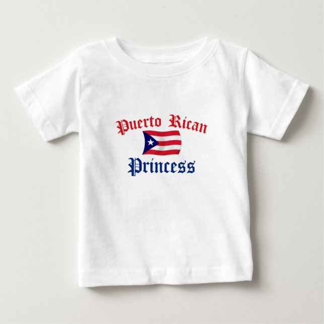 T-shirts Princesa porto-riquenha (Frente)