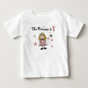 T-shirts Princesa primeiro aniversario
