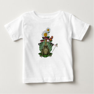 T-shirts Princesa Sapo Cogumelos Flores 
