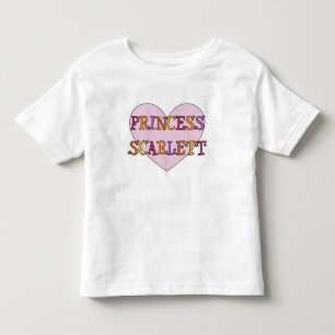 T-shirts Princesa Scarlett Toddler T Shirt