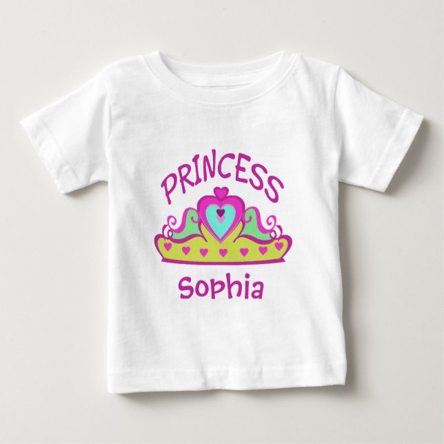 T-shirts Princesa, Sophia (Frente)