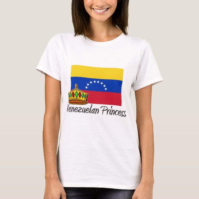 T-shirts Princesa venezuelana (Frente)