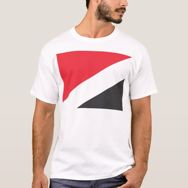T-shirts Principado da bandeira de Sealand (Frente)