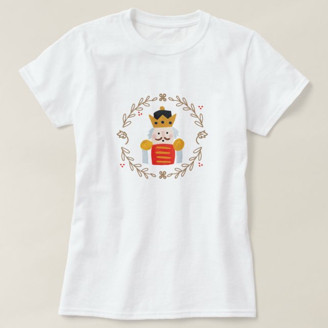T-shirts Príncipe do Nutcracker (Frente do Design)